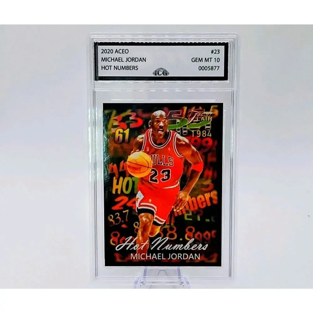 Michael Jordan #23 ACEO Hot Numbers GEM Mint 10 ICG 2020